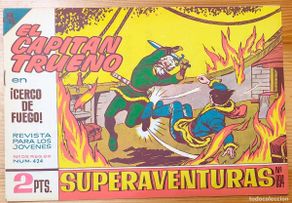 Tebeos: EL CAPITÁN TRUENO Nº424 - SUPERAVENTURAS Nº 894 - EDITORIAL BRUGUERA - ORIGINAL DE ÉPOCA